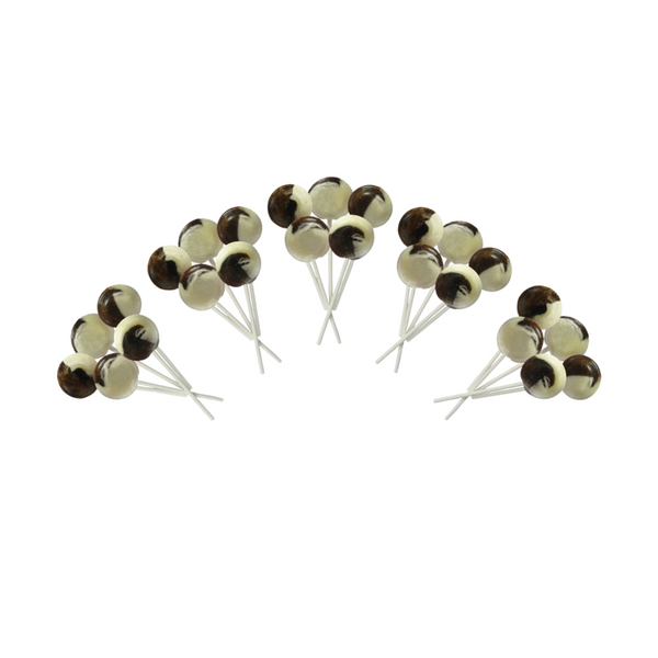 Dobsons Chocolate Mega Lollies 25 Unwrapped Lollipops Bag British Gluten Free and Vegetarian Friendly Candy Lolly