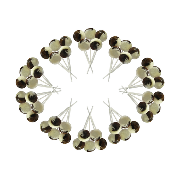 Dobsons Chocolate Mega Lollies 50 Unwrapped Lollipops Bag British Gluten Free and Vegetarian Friendly Candy Lolly