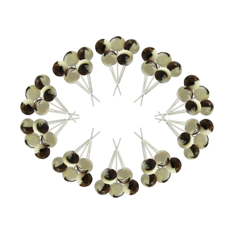 Dobsons Chocolate Mega Lollies 50 Unwrapped Lollipops Bag British Gluten Free and Vegetarian Friendly Candy Lolly