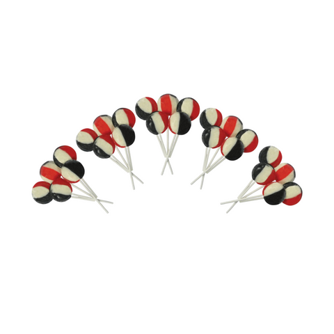 Dobsons Cola Mega Lollies 25 Unwrapped Lollipops Bag British Gluten Free and Vegetarian Friendly Candy Lolly