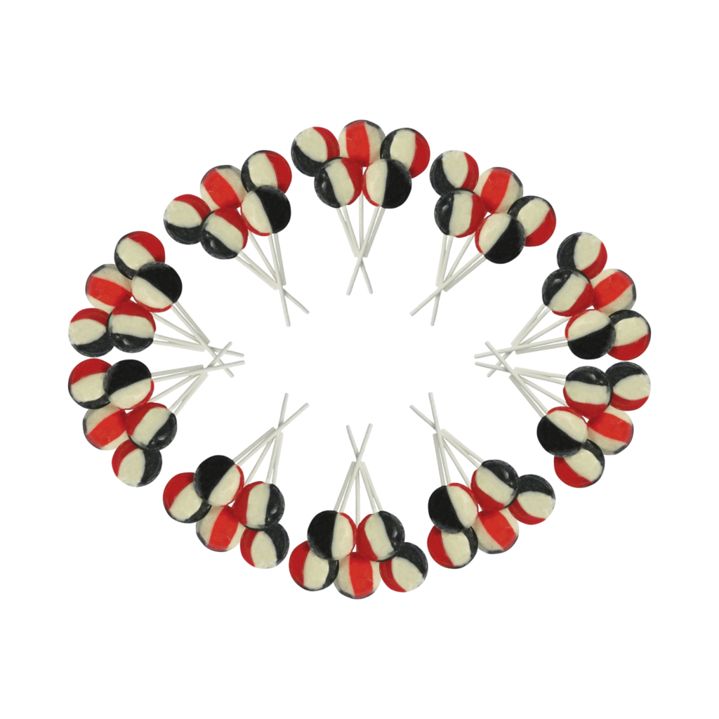 Dobsons Cola Mega Lollies 50 Unwrapped Lollipops Bag British Gluten Free and Vegetarian Friendly Candy Lolly