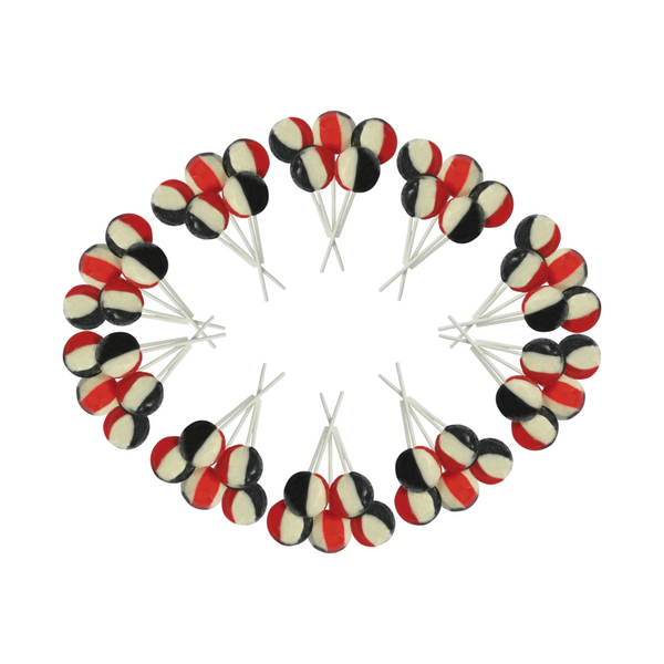 Dobsons Cola Mega Lollies 50 Unwrapped Lollipops Bag British Gluten Free and Vegetarian Friendly Candy Lolly