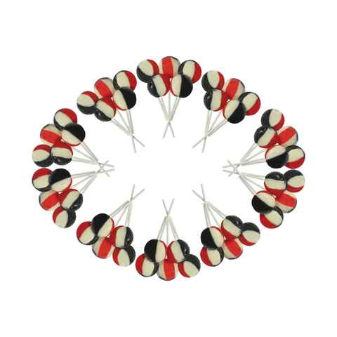 Dobsons Cola Mega Lollies 50 Unwrapped Lollipops Bag British Gluten Free and Vegetarian Friendly Candy Lolly