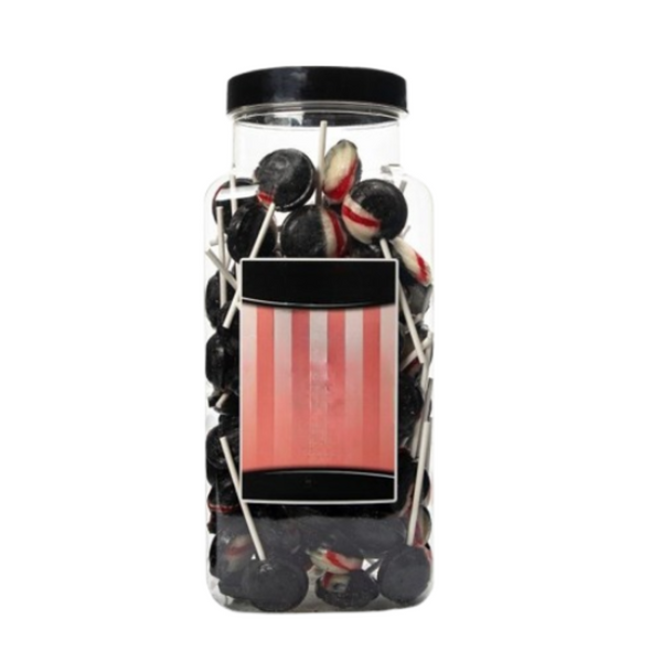Dobsons Cola Mega Lollies 90 Unwrapped Lollipops Jar British Gluten Free and Vegetarian Friendly Candy Lolly
