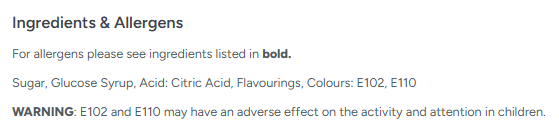 Zorba Online Cough Candy Unwrapped 100g Bag