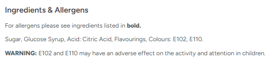 Zorba Online Cough Candy Twists Individually Wrapped 100g Bag