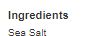 Saxa Sea Salt Coarse 350g (Pack of 6)