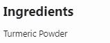 White Pearl Turmeric Powder 5kg (Pack of 1)