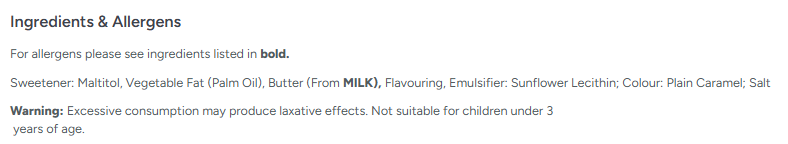 Zorba Online SUGAR FREE Devon Toffee Individually Creamy Flavour 100g Bag