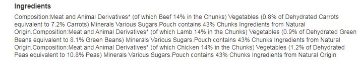 Winalot Meaty Chunks in Gravy 100g (Pack of 12)