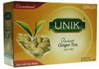 Unik Ginger Tea Unsweetened 140g (Pack of 5)