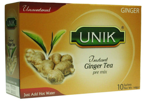 Unik Ginger Tea Unsweetened 140g (Pack of 5)