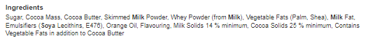 Terry's Chocolate Orange Milk Bar 90g (Pack of 20)