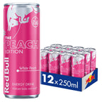 Red Bull Energy Drink Peach Edition White Peach 12 x 250ml (Pack of 1)