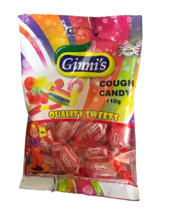 Ginni Cough Candy 110g (Pack of 10)