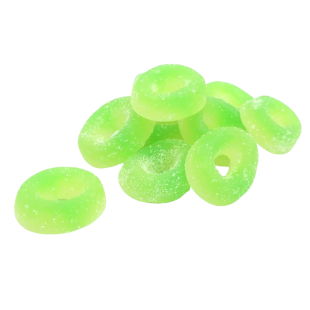 Zorba Online Fizzy Apple Rings 100g Bag