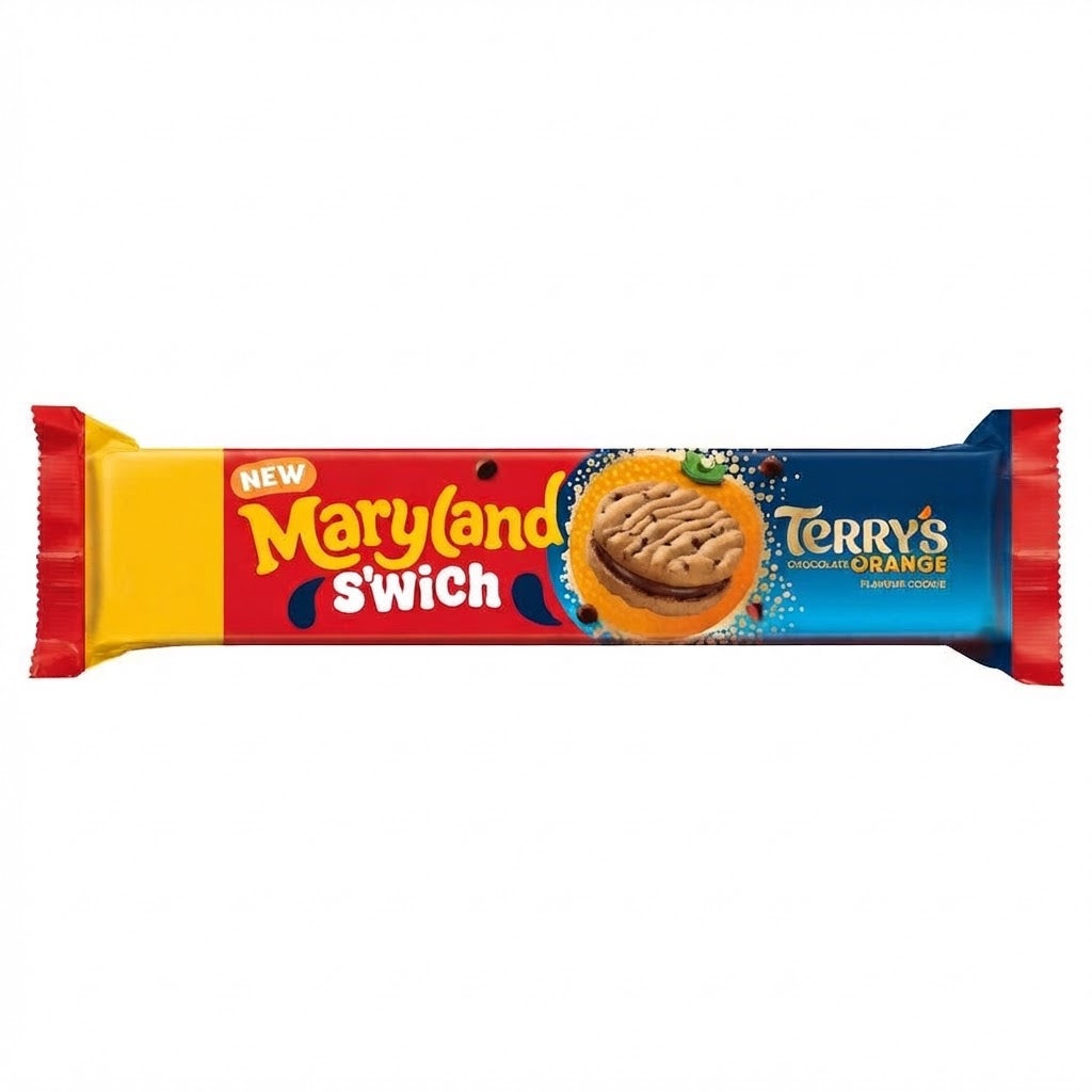 Maryland S'wich Terry's Chocolate Orange Flavoured Cookie 150g (Pack of 12)