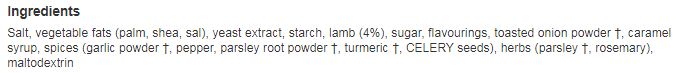 Knorr Stock cubes Lamb 8 x 10 g (Pack of 12)