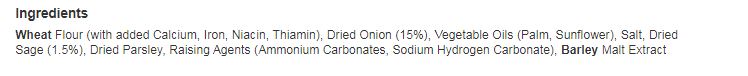 Paxo Sage & Onion Stuffing Mix 170g (Pack of 8)