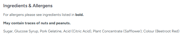 Zorba Online Giant Foam Bananas 500g Bag