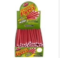 Giant Strawberry Liquorice Flyers 40 Pieces Box