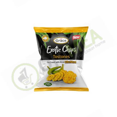 Grace Exotic Chips Tostones 75g ( pack of 8 )
