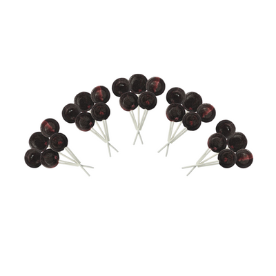 Dobsons Grape Mega Lollies 25 Unwrapped Lollipops Bag British Gluten Free and Vegetarian Friendly Candy Lolly