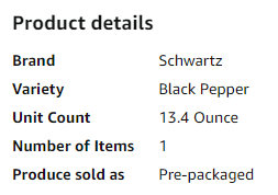 Schwartz Cracked Black Pepper 380g (Pack of 1)