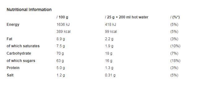 Galaxy Instant Hot Chocolate 250g (Pack of 6)