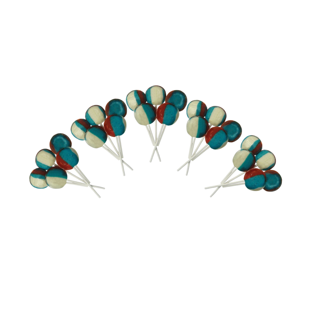 Dobsons Iron Brew Mega Lollies 25 Unwrapped Lollipops Bag British Gluten Free and Vegetarian Friendly Candy Lolly