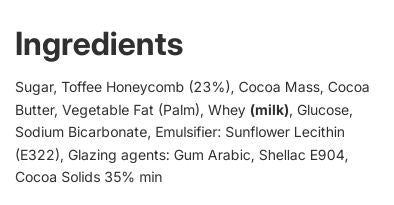 Carol Anne Dark Chocolate Honeycomb Bites 1kg Bag
