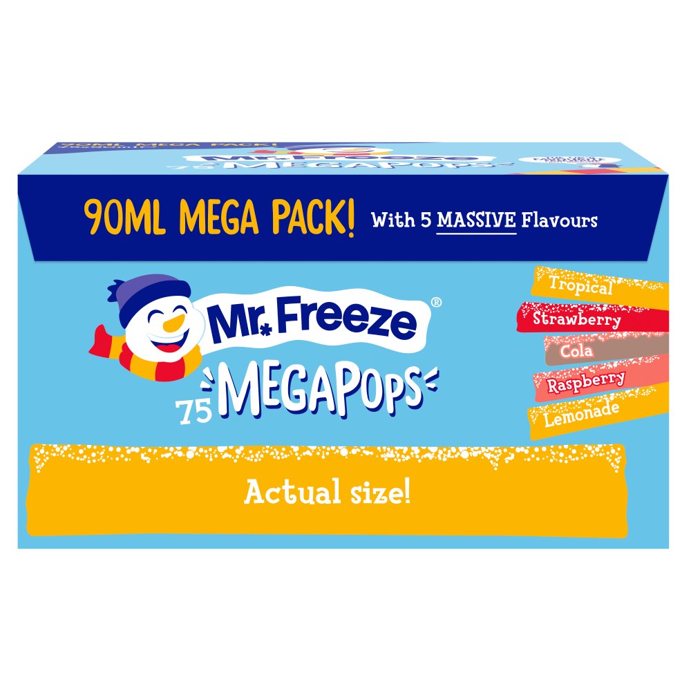 Mr Freeze Megapops 75x90ml (Pack of 1)