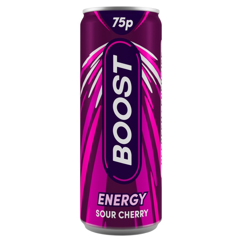 Boost Energy Cherry 250ml (Pack of 24)
