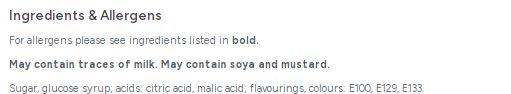 Vidal Lotta Lollies Tongue Painter Lollies 500g Bag