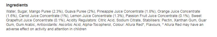 Tropical Vibes Fruit Punch 1L (Pack of 8)