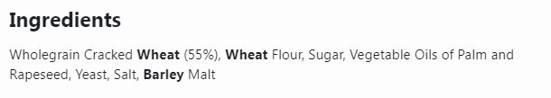 Krisprolls Wholegrain Complets 225g (Pack of 1)