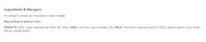 Carol Anne Yogurt Peanuts 500g Bag