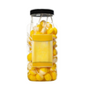 Dobsons Lemon Meringue Mega Lollies 90 Unwrapped Lollipops Jar British Gluten Free and Vegetarian Friendly Candy Lolly