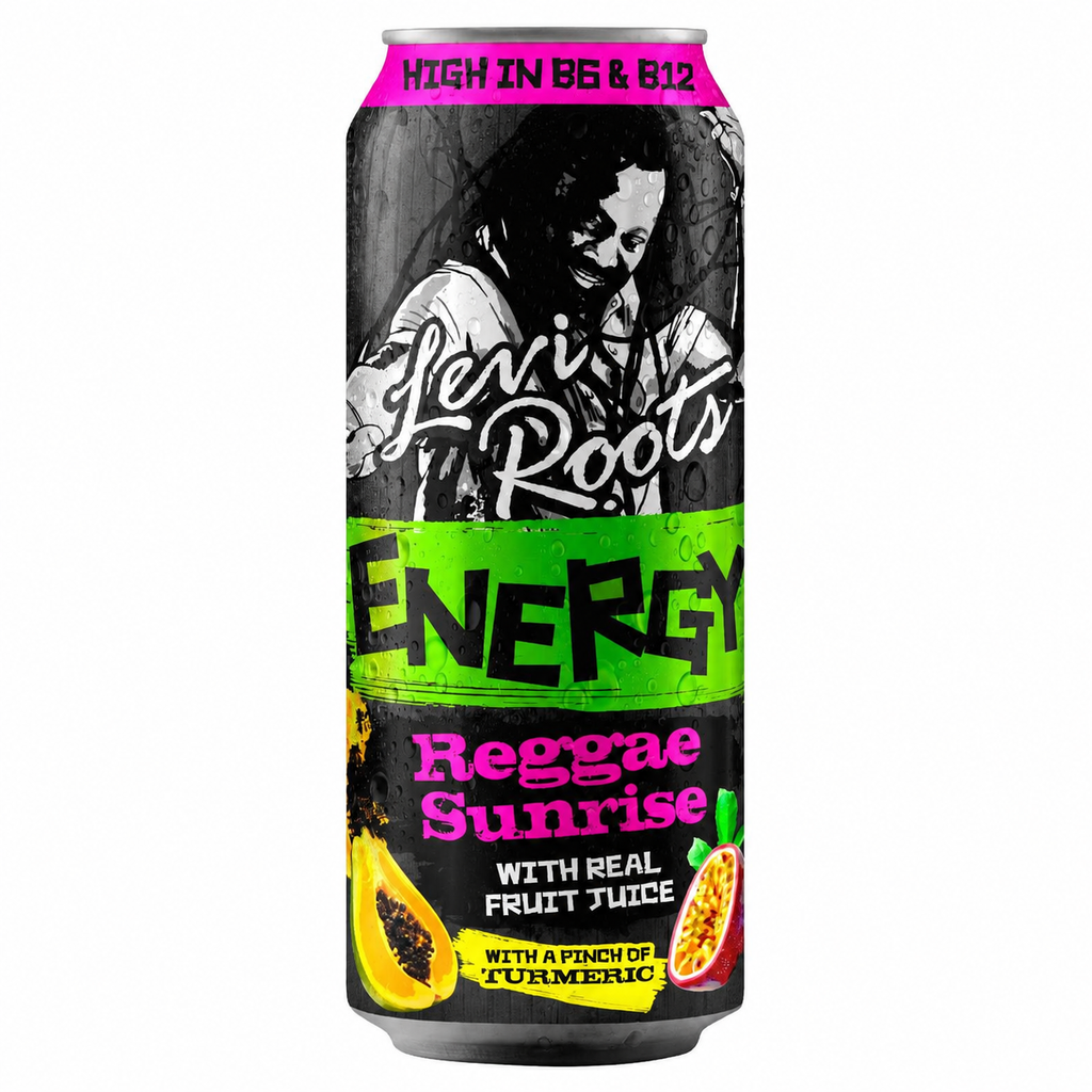 Levi Roots Energy Reggae Sunrise 500ml (Pack of 12)