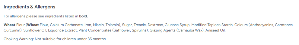 Zorba Online Liquorice Comfits 100g Bag