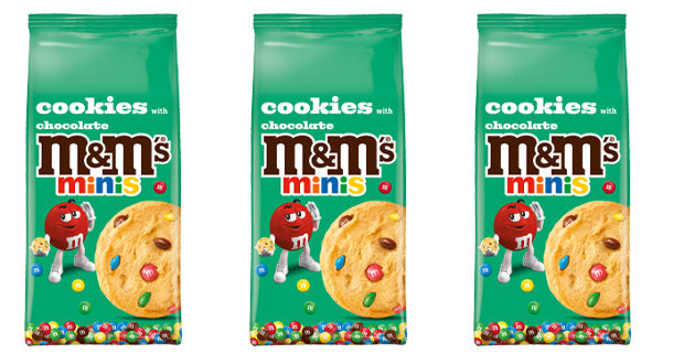 M&M's Minis Cookies with Chocolate 144g (Pack of 8)