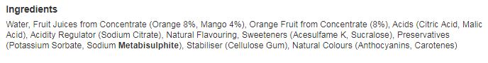 Robinsons Fruit Creations Orange & Mango Squash 1L (Pack of 6)