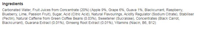Rubicon Raw Energy Apple & Guava 500ml (Pack of 12)