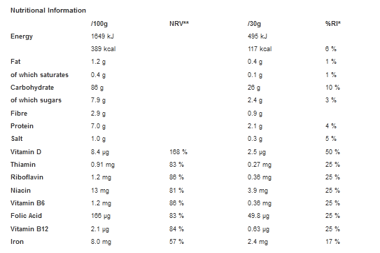 Kellogg's Rice Krispies Breakfast Cereal 510g (Pack of 6)