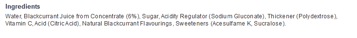 Ribena Blackcurrant Juice Drink 250ml (Pack of 24)