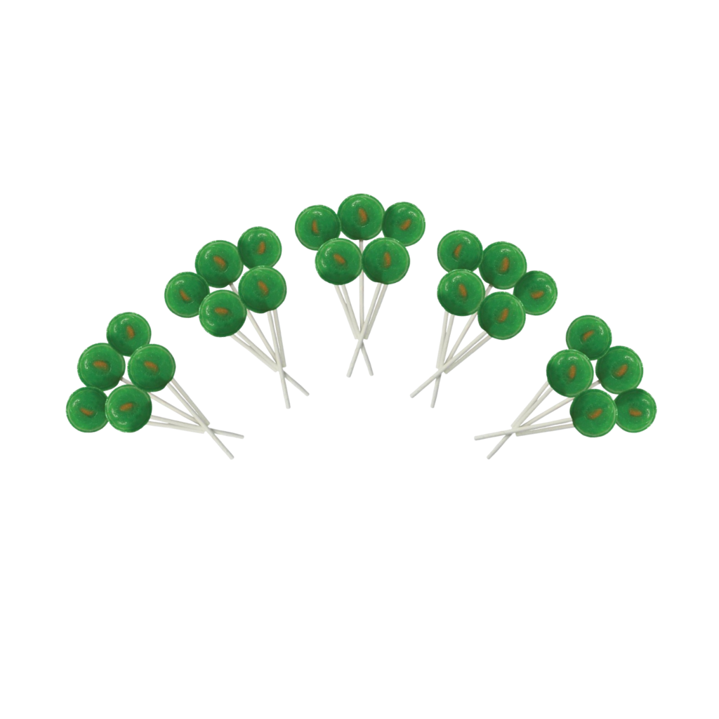 Dobsons Mango Mega Lollies 25 Unwrapped Lollipops Bag British Gluten Free and Vegetarian Friendly Candy Lolly