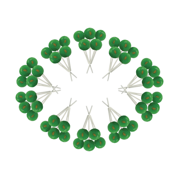 Dobsons Mango Mega Lollies 50 Unwrapped Lollipops Bag British Gluten Free and Vegetarian Friendly Candy Lolly