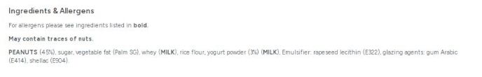 Carol Anne Yogurt Peanuts 250g Bag