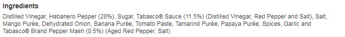 Tabasco Habanero Sauce Fiery 60ml (Pack of 12)