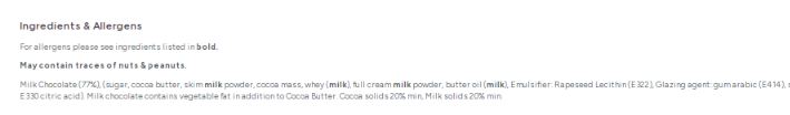 Carol Anne Milk Chocolate Orange Peel 250g Bag